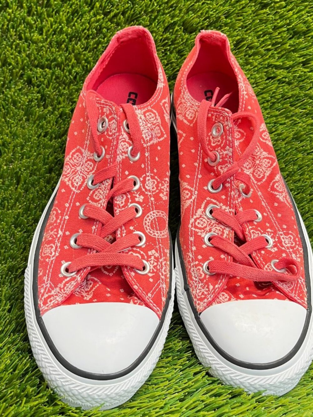 Converse Chuck Taylor All Star Bandan Womens Size 10 Athletic Shoes Sneakers - Picture 5 of 10